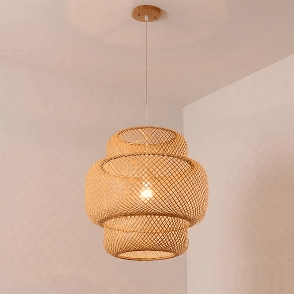 Lustre Pendente de Bambu - Rattan Lux